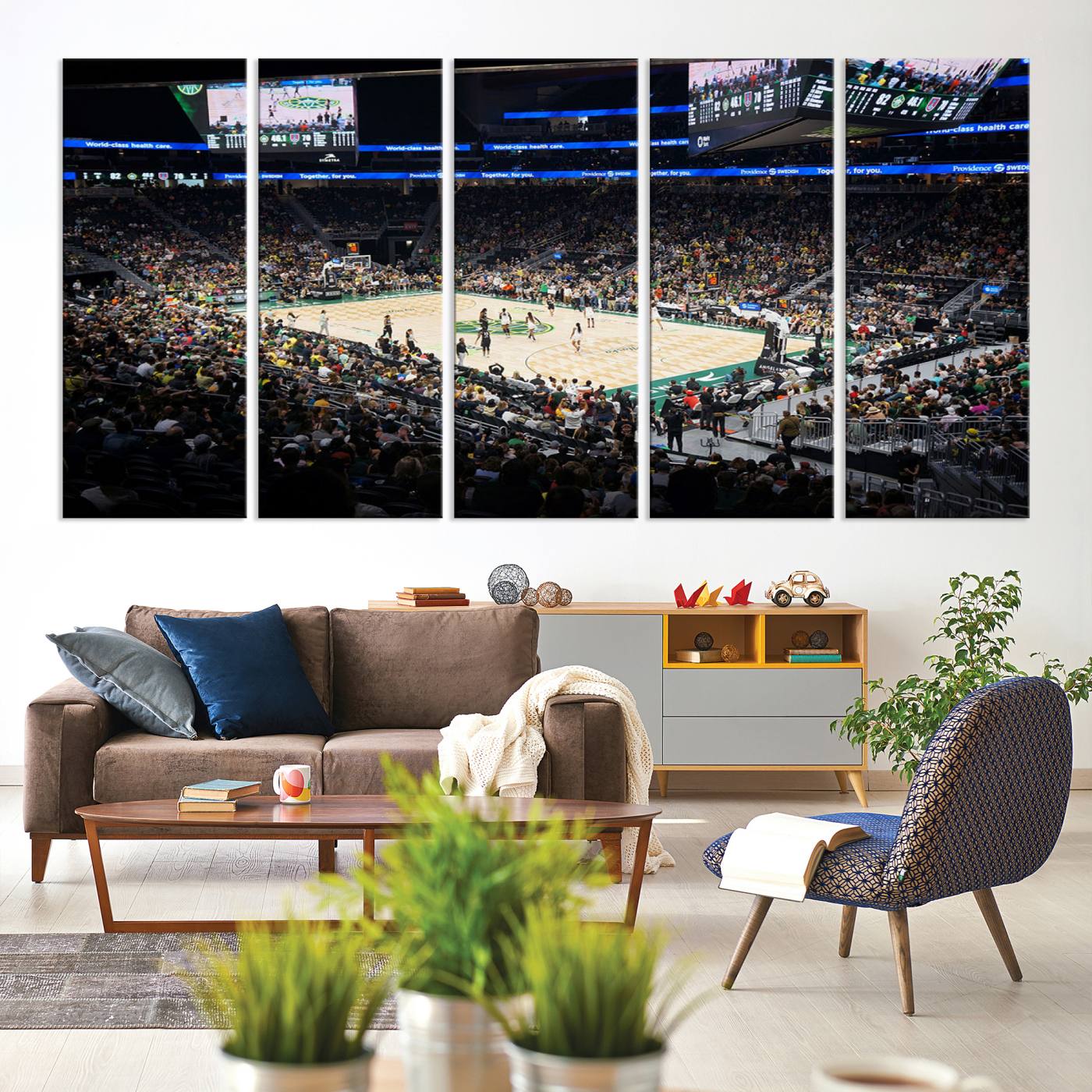 19115-MGV-CV-36X24-Climate Pledge Arena | Washington Seattle Kraken Hockey Stadium Wall Art | Canvas Print | Ready to Hang