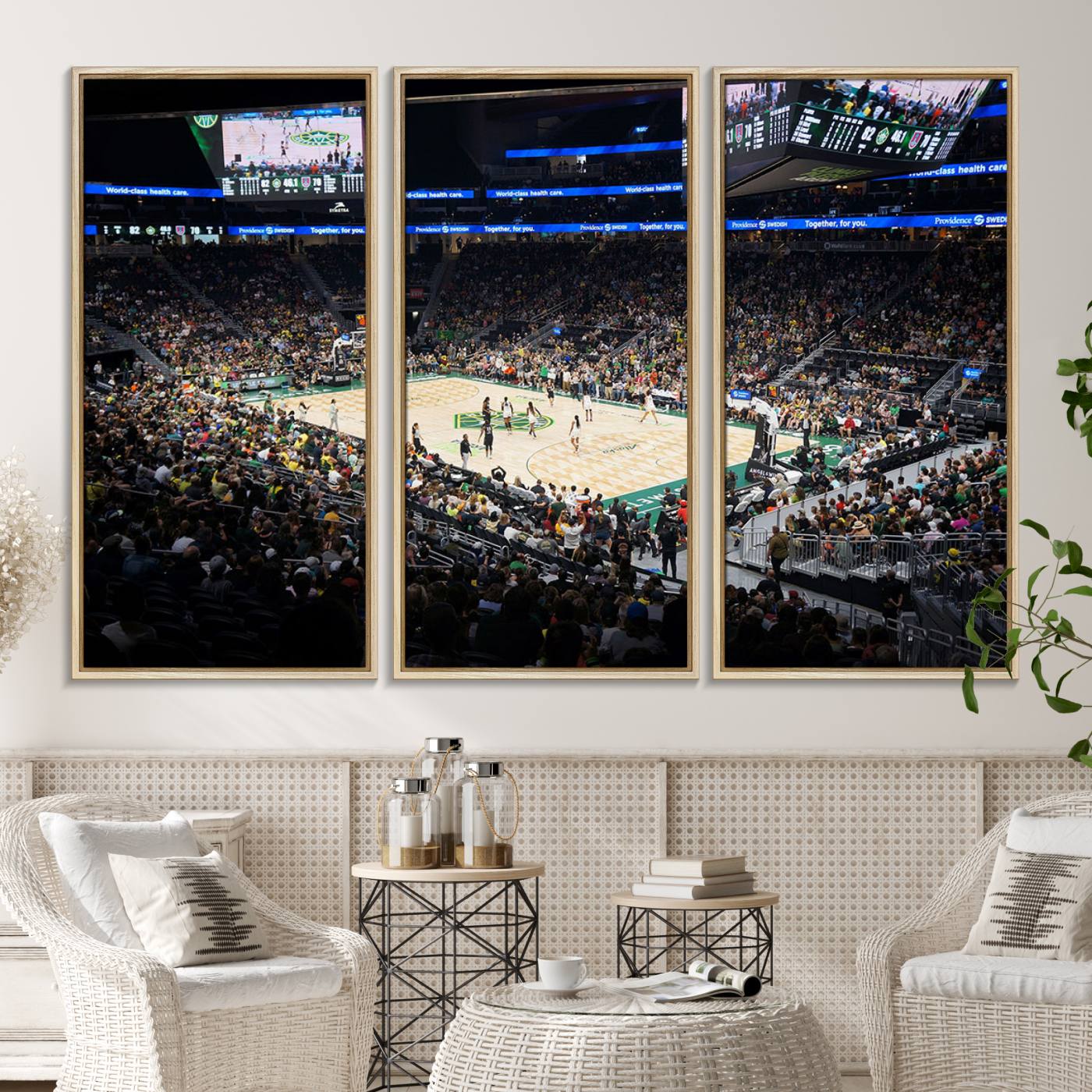 19115-MGV-CV-36X24-Climate Pledge Arena | Washington Seattle Kraken Hockey Stadium Wall Art | Canvas Print | Ready to Hang
