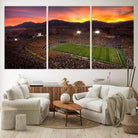 Colorado Buffaloes Football Team Print - Boulder Folsom Field Stadium Wall Art Canvas Print