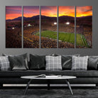 58708-MGV-CV-36X24-Colorado Buffaloes Football Team Print - Boulder Folsom Field Stadium Wall Art Canvas Print