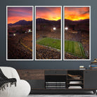 58708-MGV-FC-48X32-3P_White-Colorado Buffaloes Football Team Print - Boulder Folsom Field Stadium Wall Art Canvas Print