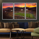 58708-MGV-FC-60X30-3P_White-Colorado Buffaloes Football Team Print - Boulder Folsom Field Stadium Wall Art Canvas Print