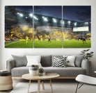 65820-MGV-CV-36X24-Columbus Crew Stadium Match Triple Canvas Wall Art - Dynamic MLS Game Scene Canvas Wall Art
