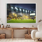65820-MGV-FC-36X24_White-Columbus Crew Stadium Match Triple Canvas Wall Art - Dynamic MLS Game Scene Canvas Wall Art