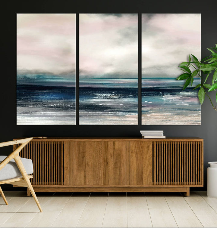 Contemporary Abstract Wall Art Canvas Print