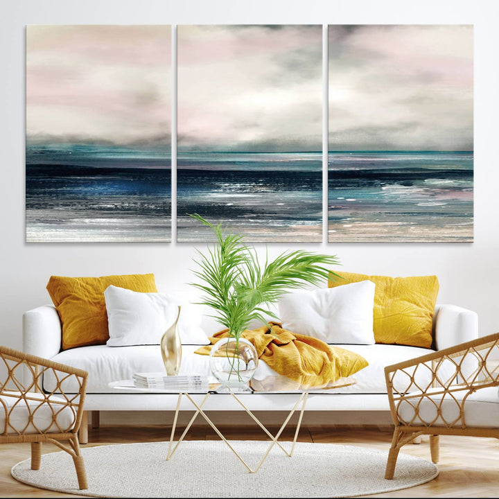 Contemporary Abstract Wall Art Canvas Print