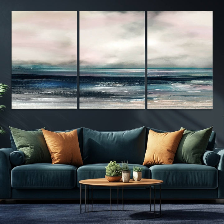 Contemporary Abstract Wall Art Canvas Print