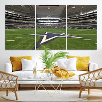 Dallas Cowboys Football Team Print - Arlington AT&T Stadium Wall Art Canvas Print
