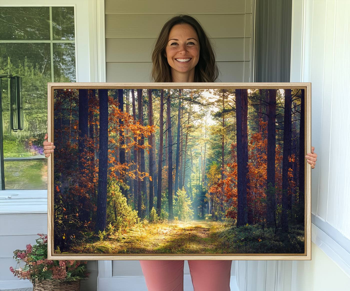 86249-MGV-CV-36X24-Dark Forest Wall Art Canvas Print