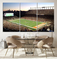 Darrell K Royal-Texas Memorial Stadium Canvas Wall Art - Texas Longhorns Football Match