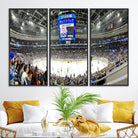55708-MGV-FC-48X32-3P_Black-Enterprise Center | Missouri St. Louis Blues Ice Hockey Stadium Wall Art | Canvas Print | Ready to Hang