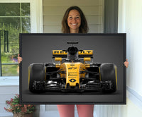 Formula 1 Car Canvas Wall Art Print F1 Renault Car Canvas Print