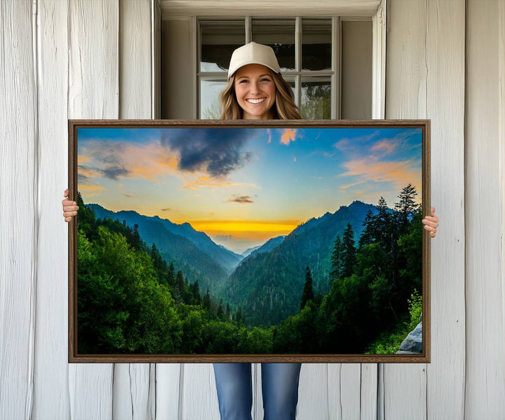 94536-MGV-CV-36X24-Glamorous Landscape Canvas Wall Art, Forest Canvas Print Home Decor