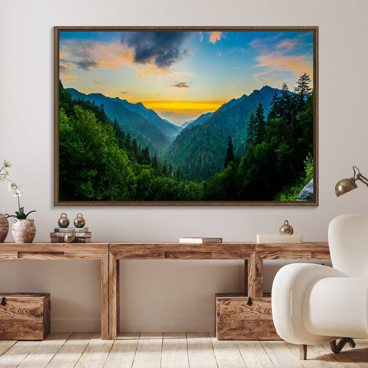 Glamorous Landscape Canvas Wall Art, Forest Canvas Print Home Decor