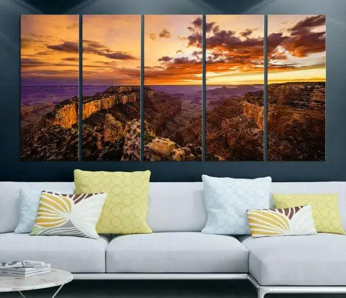 Grand Canyon Wall Art Canvas Print 