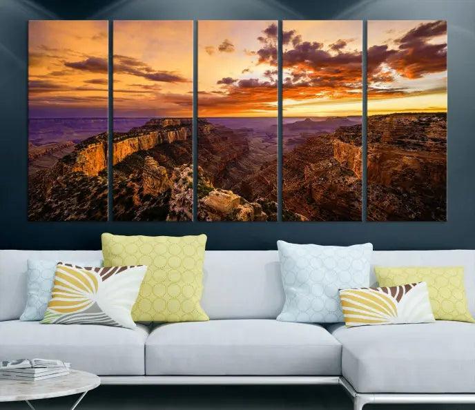 Grand Canyon Wall Art Canvas Print 