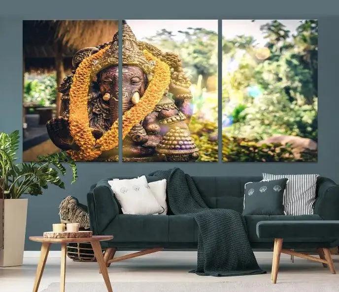 Edit-Images-Hinduism Statue Wall Art Canvas Print