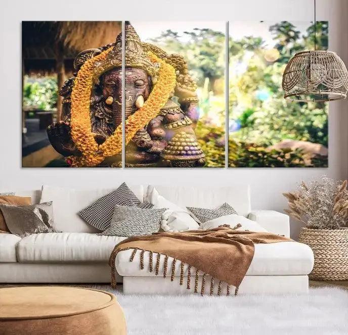 Edit-Images-Hinduism Statue Wall Art Canvas Print