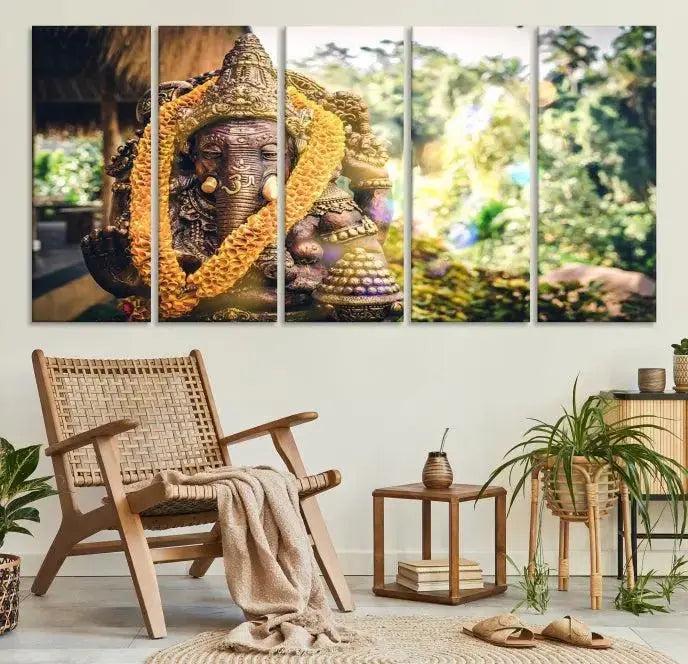 Edit-Images-Hinduism Statue Wall Art Canvas Print