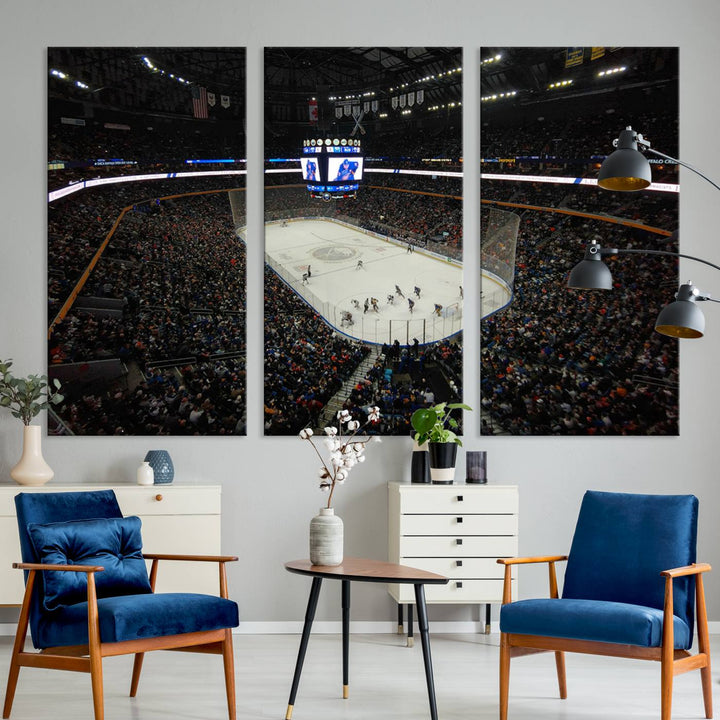 15132-MGV-CV-36X24-KeyBank Center New York Buffalo Sabres Hockey Stadium Canvas Print Wall Art