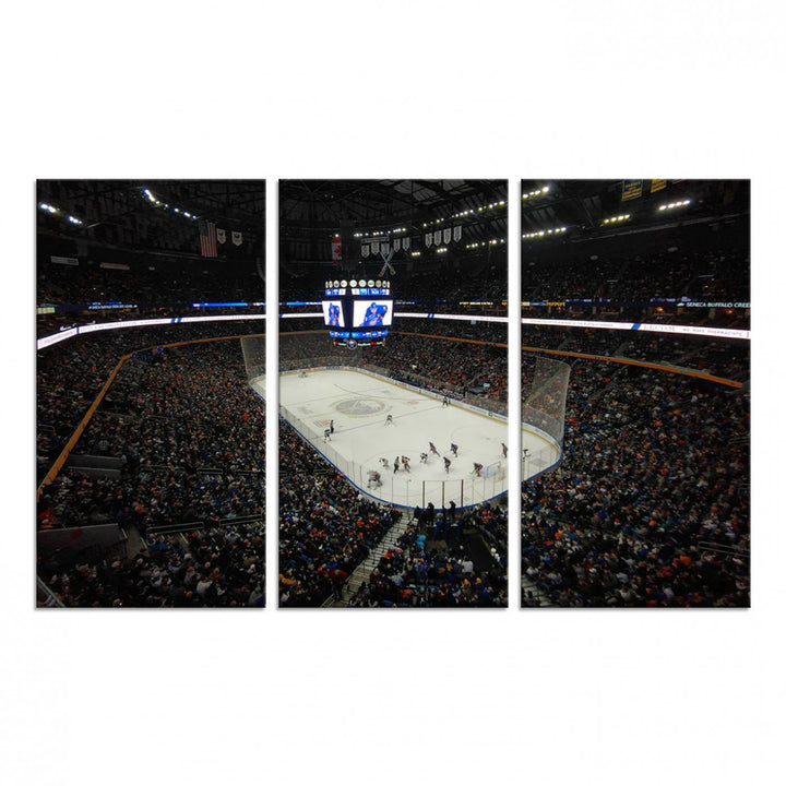 15132-MGV-CV-48X32-3P-KeyBank Center New York Buffalo Sabres Hockey Stadium Canvas Print Wall Art