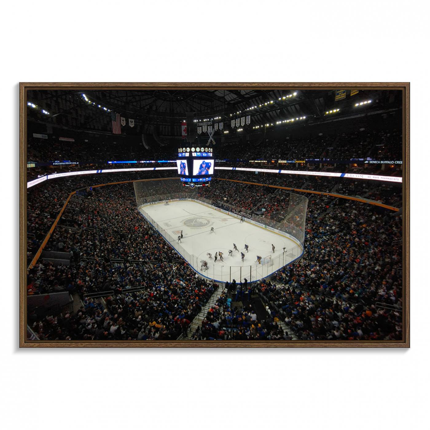 KeyBank Center New York Buffalo Sabres Hockey Stadium Canvas Print Wall Art