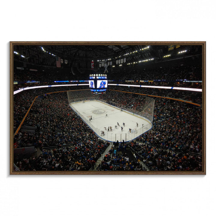 KeyBank Center New York Buffalo Sabres Hockey Stadium Canvas Print Wall Art
