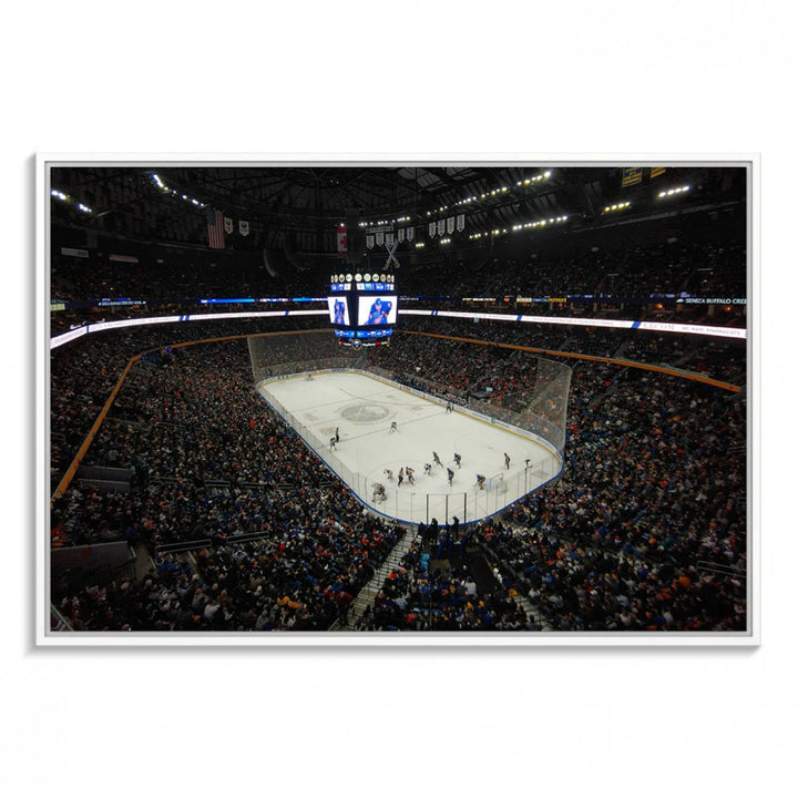 KeyBank Center New York Buffalo Sabres Hockey Stadium Canvas Print Wall Art