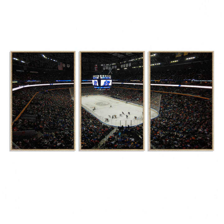 15132-MGV-FC-60X30-3P_Natural-KeyBank Center New York Buffalo Sabres Hockey Stadium Canvas Print Wall Art