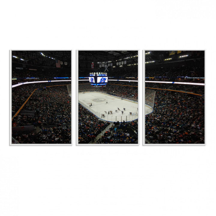 15132-MGV-FC-60X30-3P_White-KeyBank Center New York Buffalo Sabres Hockey Stadium Canvas Print Wall Art