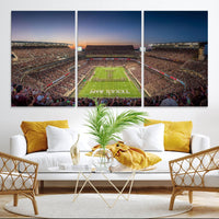 Kyle Field Wall Art Print | Large Texas A&M Aggies Football Canvas Print for Sports Enthusiasts | Framed, Ready-to-Hang Stadium Decor