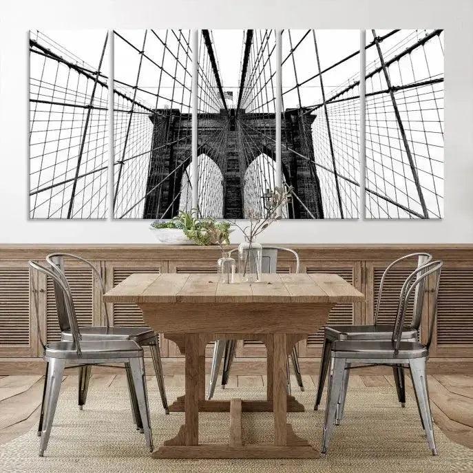 Edit-Images-Large Brooklyn Bridge Wall Art Canvas Print