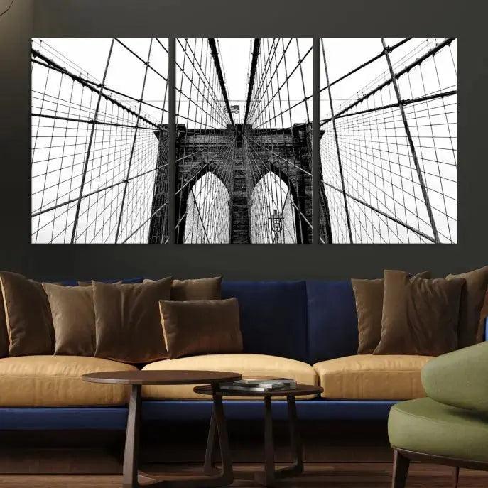 Edit-Images-Large Brooklyn Bridge Wall Art Canvas Print