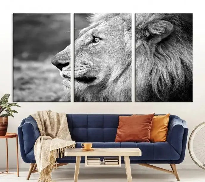 Lion Wall Art Canvas Print 