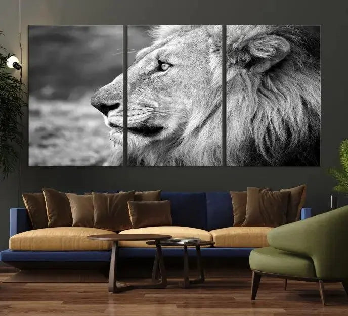 Lion Wall Art Canvas Print 