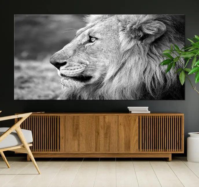 Lion Wall Art Canvas Print 