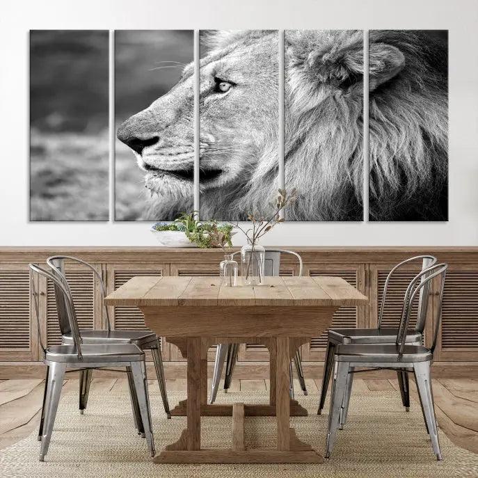 Lion Wall Art Canvas Print 