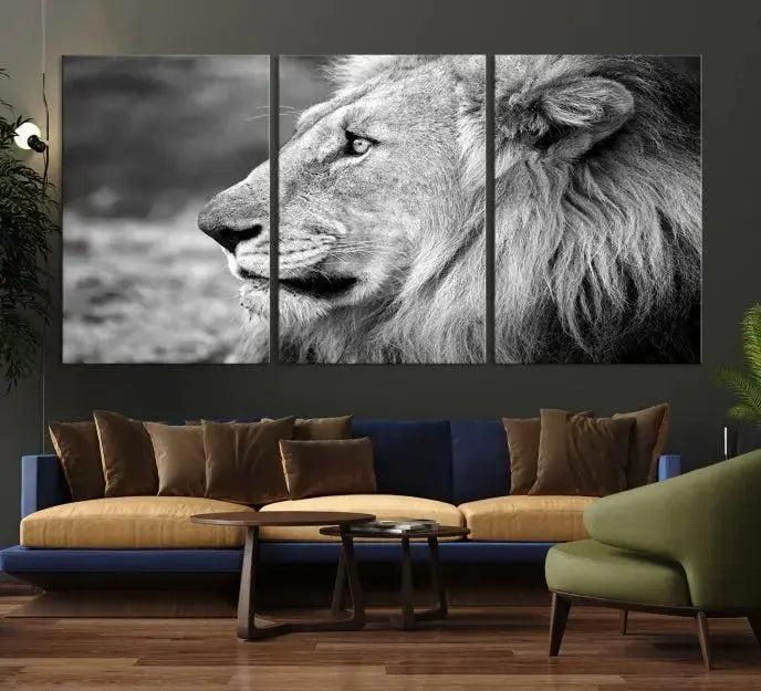 Lion Wall Art Canvas Print