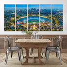 78144-MGV-CV-36X24-Los Angeles Dodgers Wall Art Canvas, Dodger Stadium Wall Art Canvas Print - MLB Baseball Stadium