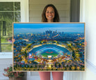 78144-MGV-CV-36X24-Los Angeles Dodgers Wall Art Canvas, Dodger Stadium Wall Art Canvas Print - MLB Baseball Stadium