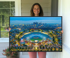 78144-MGV-CV-36X24-Los Angeles Dodgers Wall Art Canvas, Dodger Stadium Wall Art Canvas Print - MLB Baseball Stadium