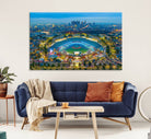 78144-MGV-CV-36X24-Los Angeles Dodgers Wall Art Canvas, Dodger Stadium Wall Art Canvas Print - MLB Baseball Stadium