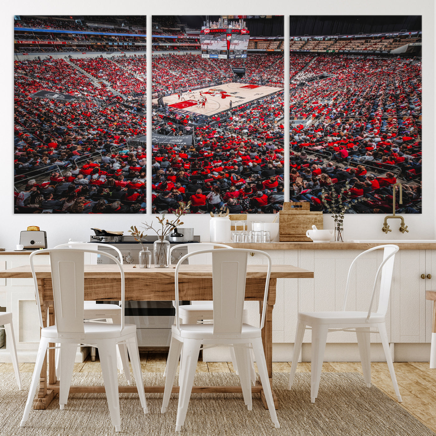 78136-MGV-CV-36X24-Louisville Cardinals Basketball Print Canvas - Louisville KFC Yum Center Arena Wall Art Canvas Print