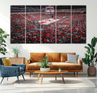 78136-MGV-CV-36X24-Louisville Cardinals Basketball Print Canvas - Louisville KFC Yum Center Arena Wall Art Canvas Print