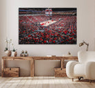 Louisville Cardinals Basketball Print Canvas - Louisville KFC Yum Center Arena Wall Art Canvas Print