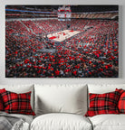 Louisville Cardinals Basketball Print Canvas - Louisville KFC Yum Center Arena Wall Art Canvas Print