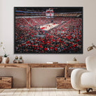 78136-MGV-FC-36X24_Black-Louisville Cardinals Basketball Print Canvas - Louisville KFC Yum Center Arena Wall Art Canvas Print