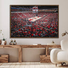 78136-MGV-FC-36X24_Walnut-Louisville Cardinals Basketball Print Canvas - Louisville KFC Yum Center Arena Wall Art Canvas Print