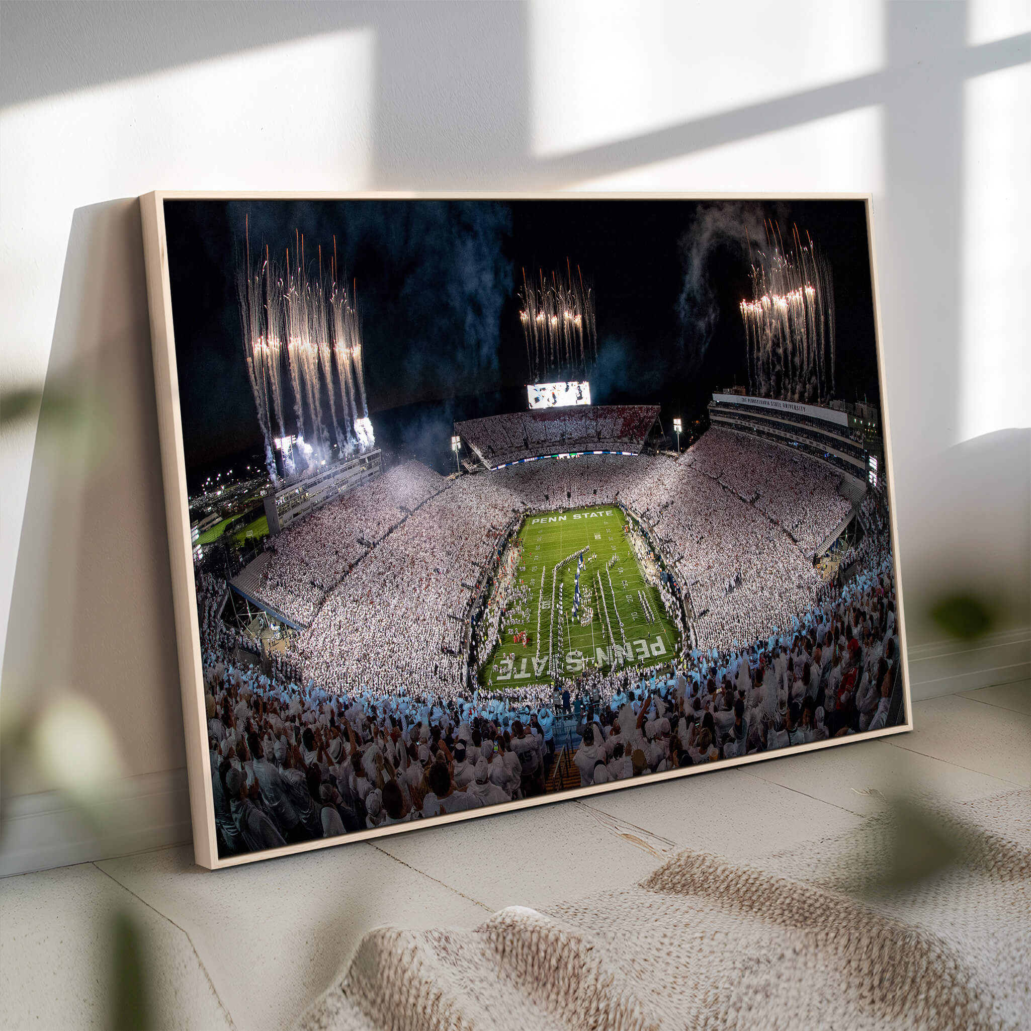 11391-MGV-CV-36X24-Penn State Football Wall Art - Canvas Stadium Print