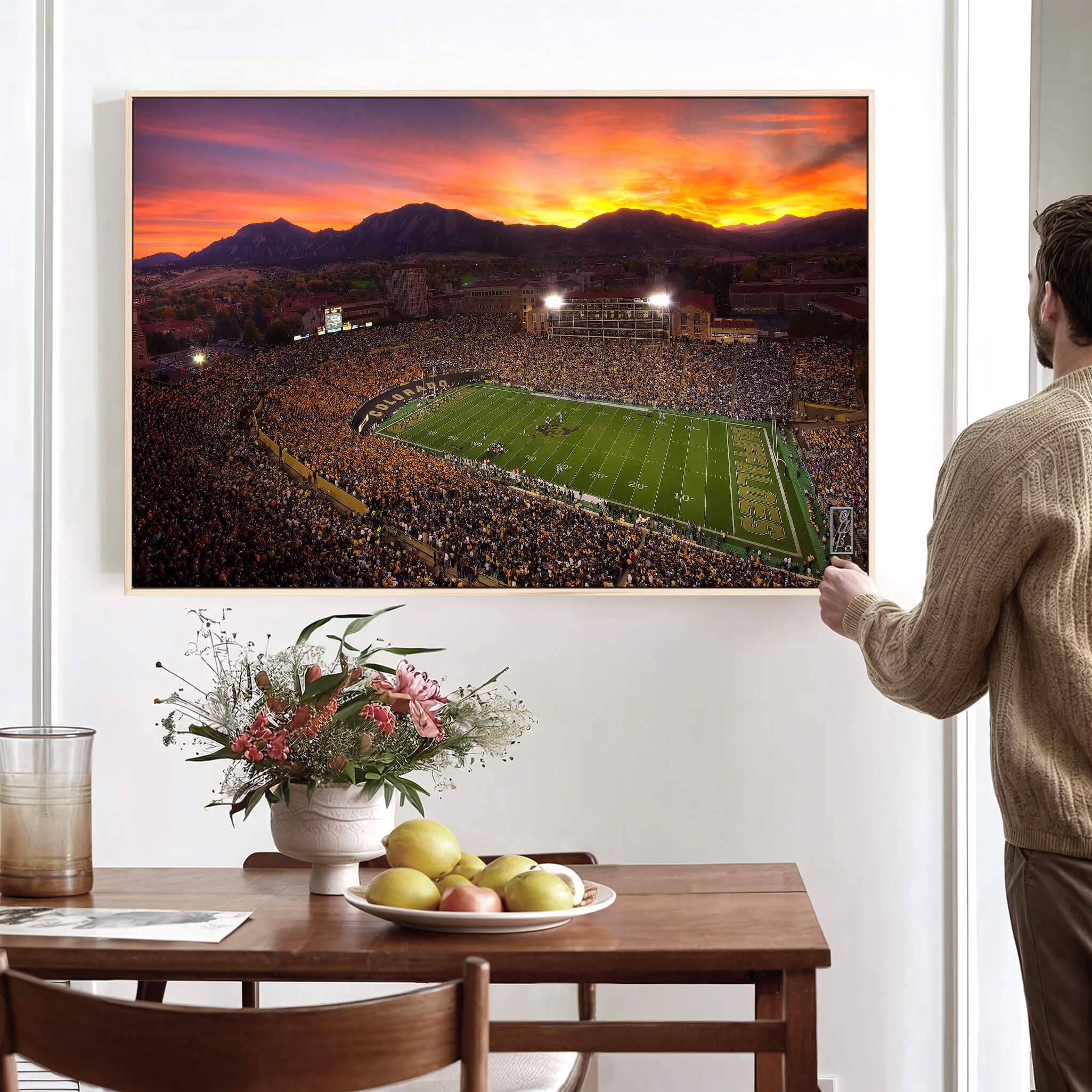 Boulder Folsom Field Stadium Wall Art - Colorado Buffaloes